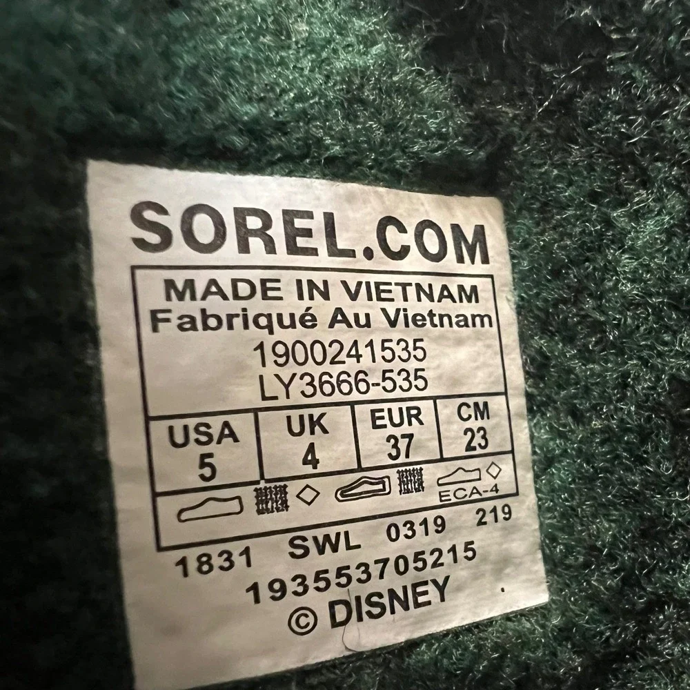 Sorel Blue‎ Purple Disney Frozen Elsa Snow Boots Winter Kids Size 5
